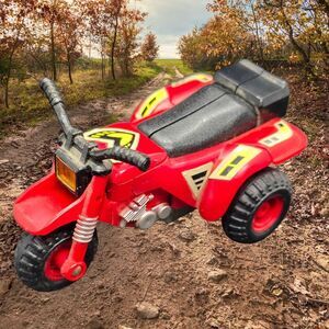 MC TOY Transformer DYNO DRIVE MOTO BOT Pull-Back Gobots 3 Wheeler Motorcycle